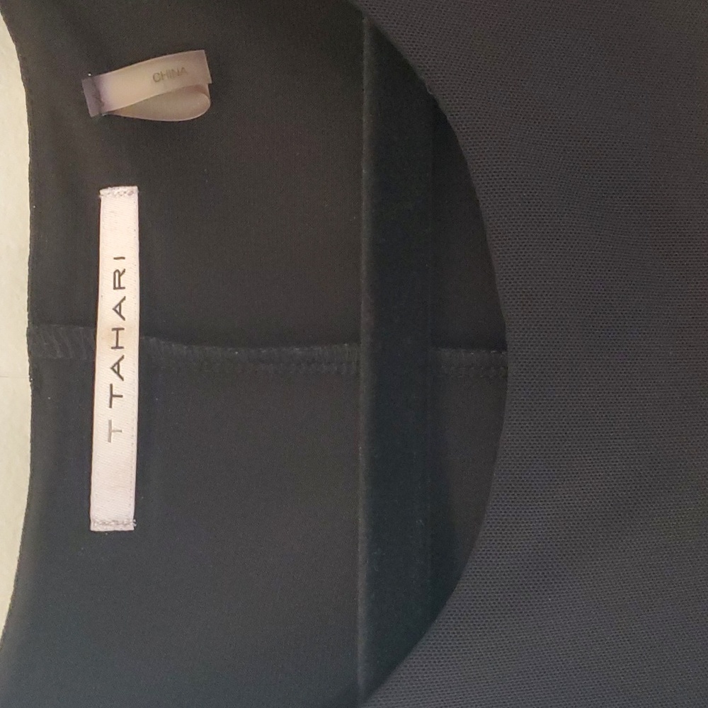 Tahari black dress